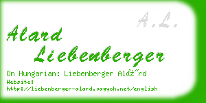 alard liebenberger business card
